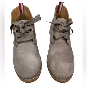 Tommy Hilfiger Taupe Suede Balbina Lace Up Ankle Chukka Casual Boots Size 8.5